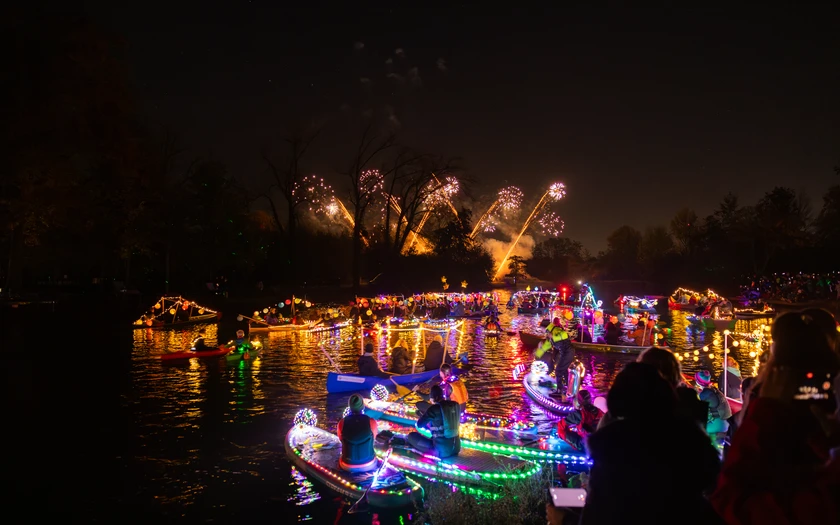 Feuerwerk Grüner Winkel