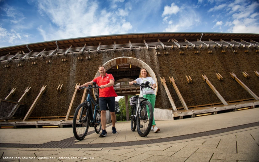 Radfahren rund um Bad Sassendorf - Kurpark Gradierwerk