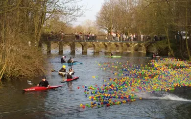 Entenrennen beim Lippstädter Lenz