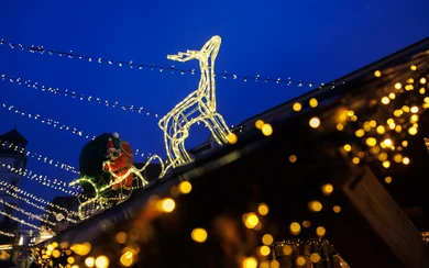 Deko auf dem Weihnachtsmarkt in Lippstadt