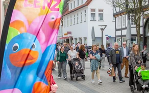 Volle Innenstadt beim Lenz