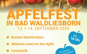 Flyer Apfelfest in Bad Waldliesborn 2025