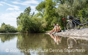 Pause an der Lippe © Römer-Lippe-Route Dennis Stratmann