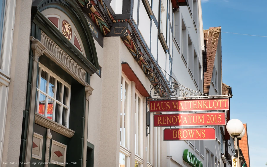 Fachwerkhäuser in der Rathausstraße