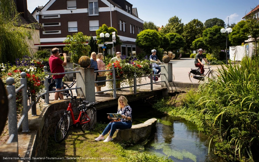 Radfahren in der HellwegBörde - Ortsmitte Bad Westernkotten