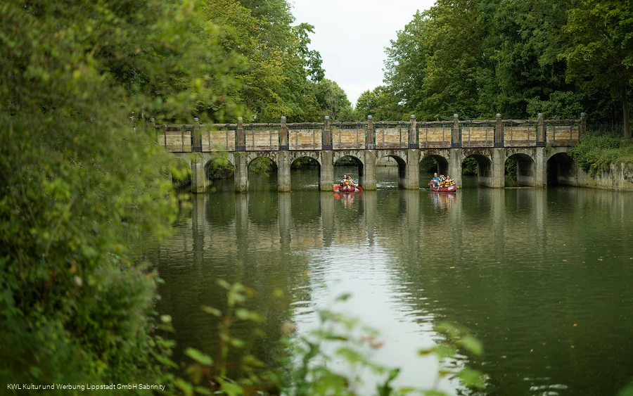 Kanu auf der Lippe