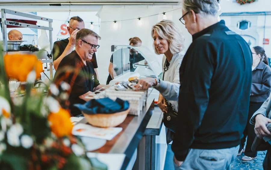 Essensausgabe bei Lippstadt Culinaire