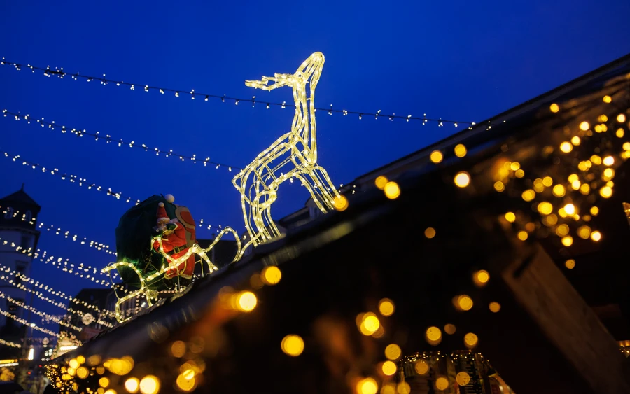Deko auf dem Weihnachtsmarkt in Lippstadt