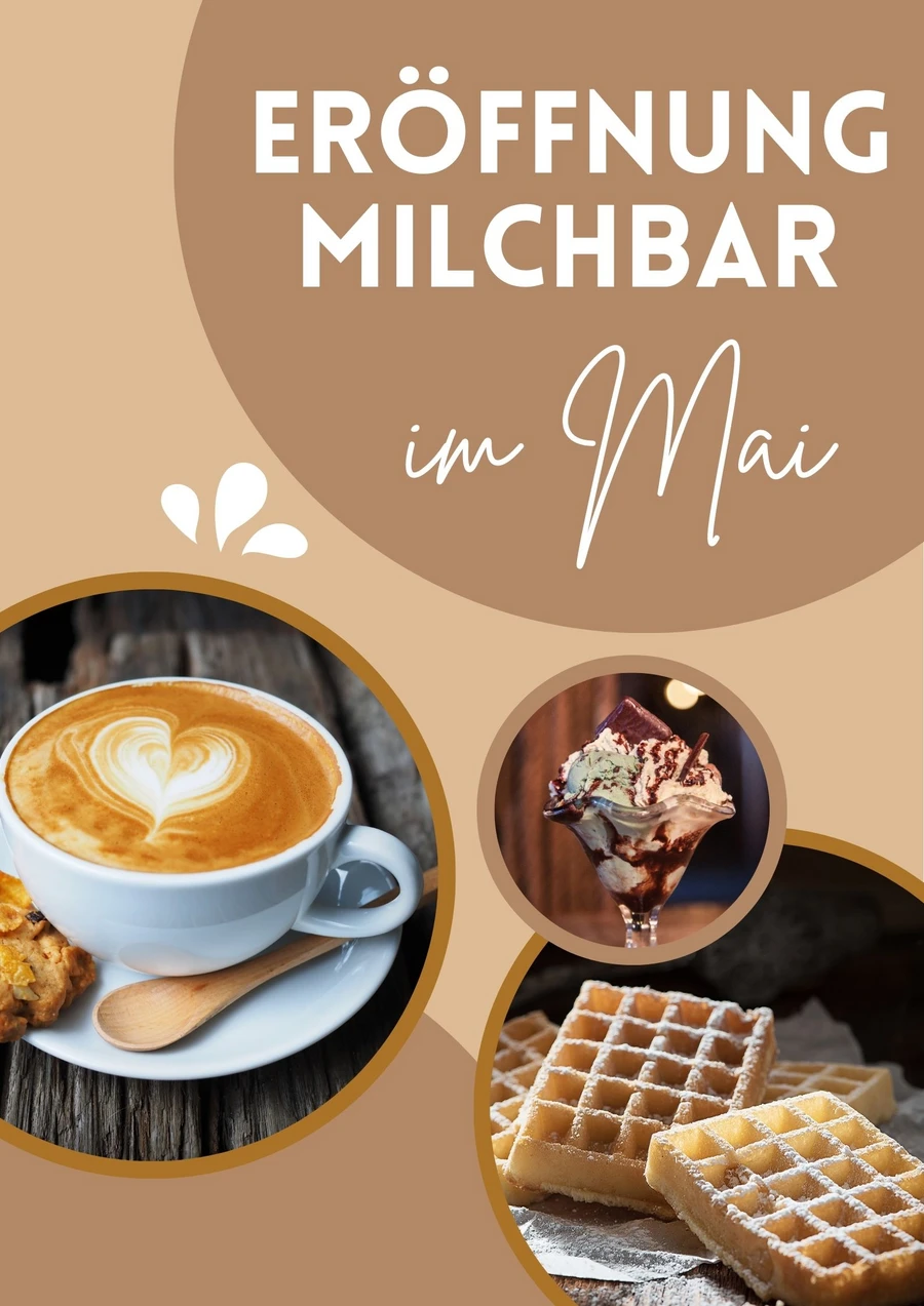 Plakat Eröffnung Milchbar