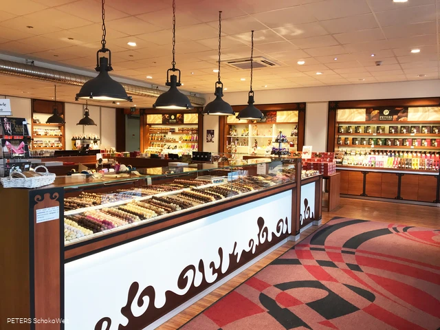 Pralinen Shop in der PETERS SchokoWelt