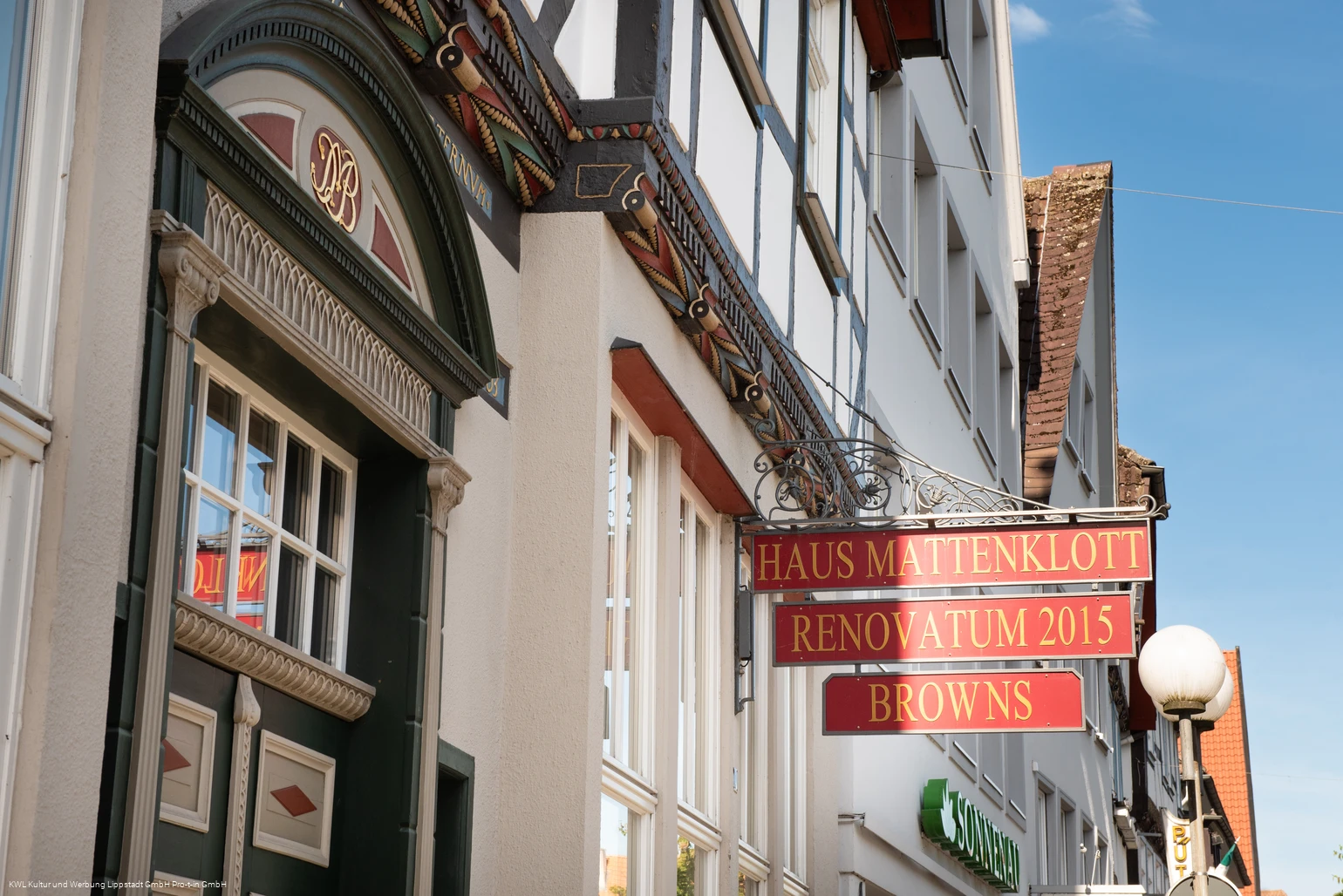 Fachwerkhäuser in der Rathausstraße