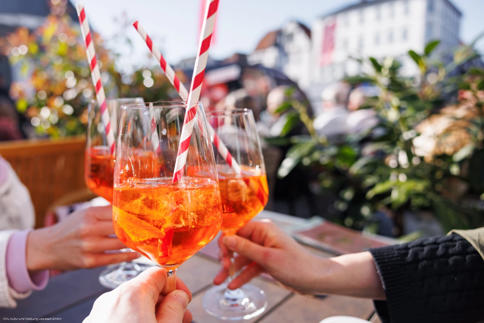 Aperol auf dem Rathausplatz
