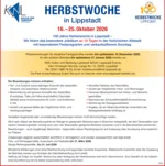 Ausschreibung - Herbstwoche Lippstadt 2026