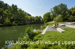 Grüner Winkel Treppe quer