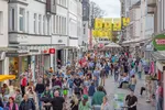 Volle Innenstadt beim Lenz