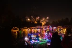Feuerwerk Grüner Winkel